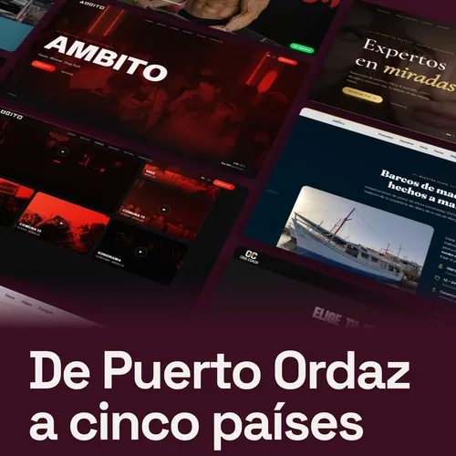 Puerto Ordaz no sale en ninguna lista de capitales del diseño. Desde aquí hacemos páginas web para cinco…