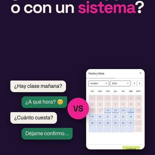 «¿Tienes hora para mañana?» «¿Y a las 4?» «¿Y el jueves?» Si agendar una cita te cuesta seis mensajes, estás…