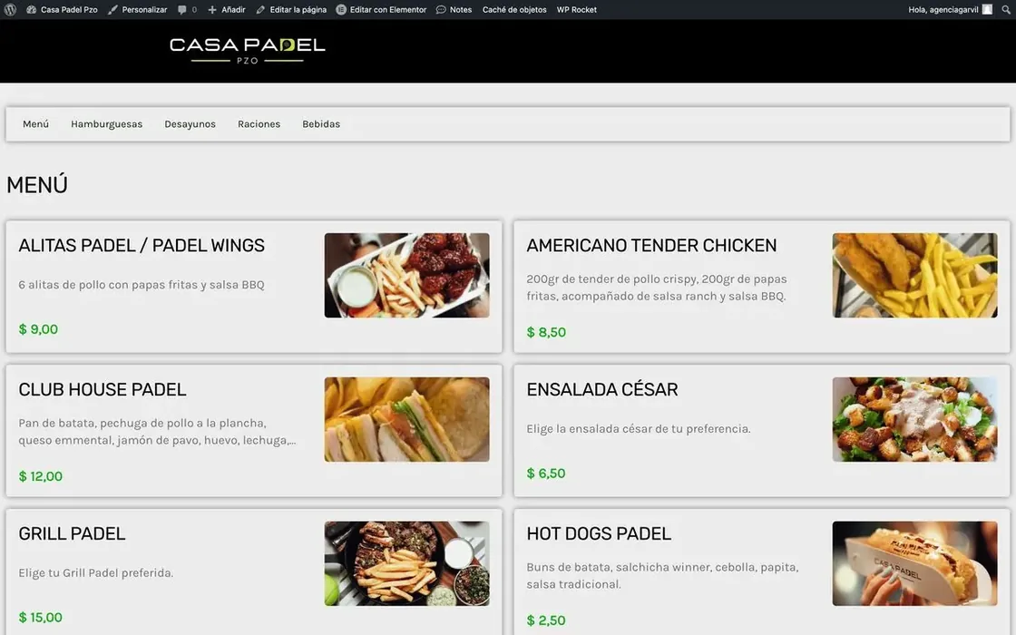 Casa Padel · Restaurante